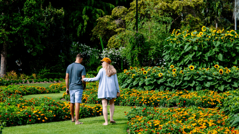 Walking in Botanical Garden