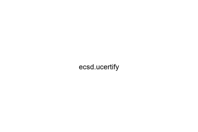 ecsd ucertify