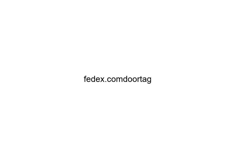 fedex comdoortag