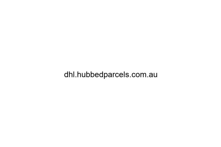 dhl hubbedparcels com au