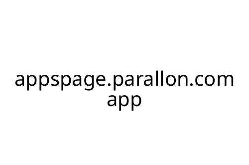 appspage.parallon.com app