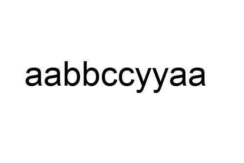 aabbccyyaa