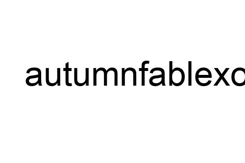 autumnfablexo