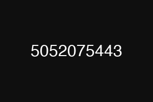5052075443
