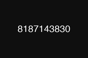 8187143830