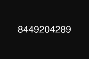 8449204289